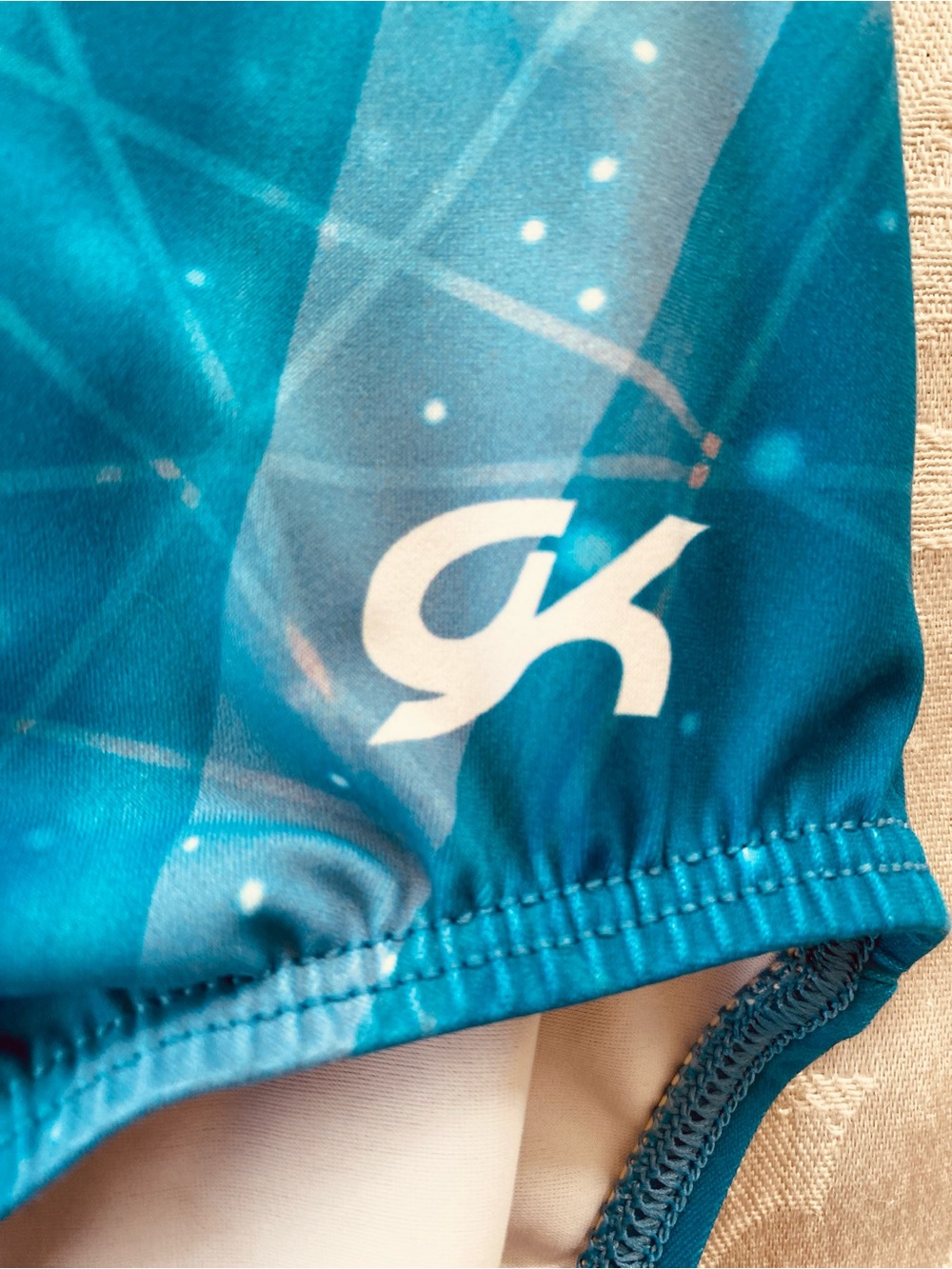 GK Gymnastics Leotard “Frozen Wind” AXS Adult Extra Small - Picture 3 of 13